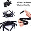 Araña Halloween 4.9ft negra peluda para exteriores patio