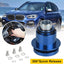 Adaptador cubo volante 3 agujeros universal azul
