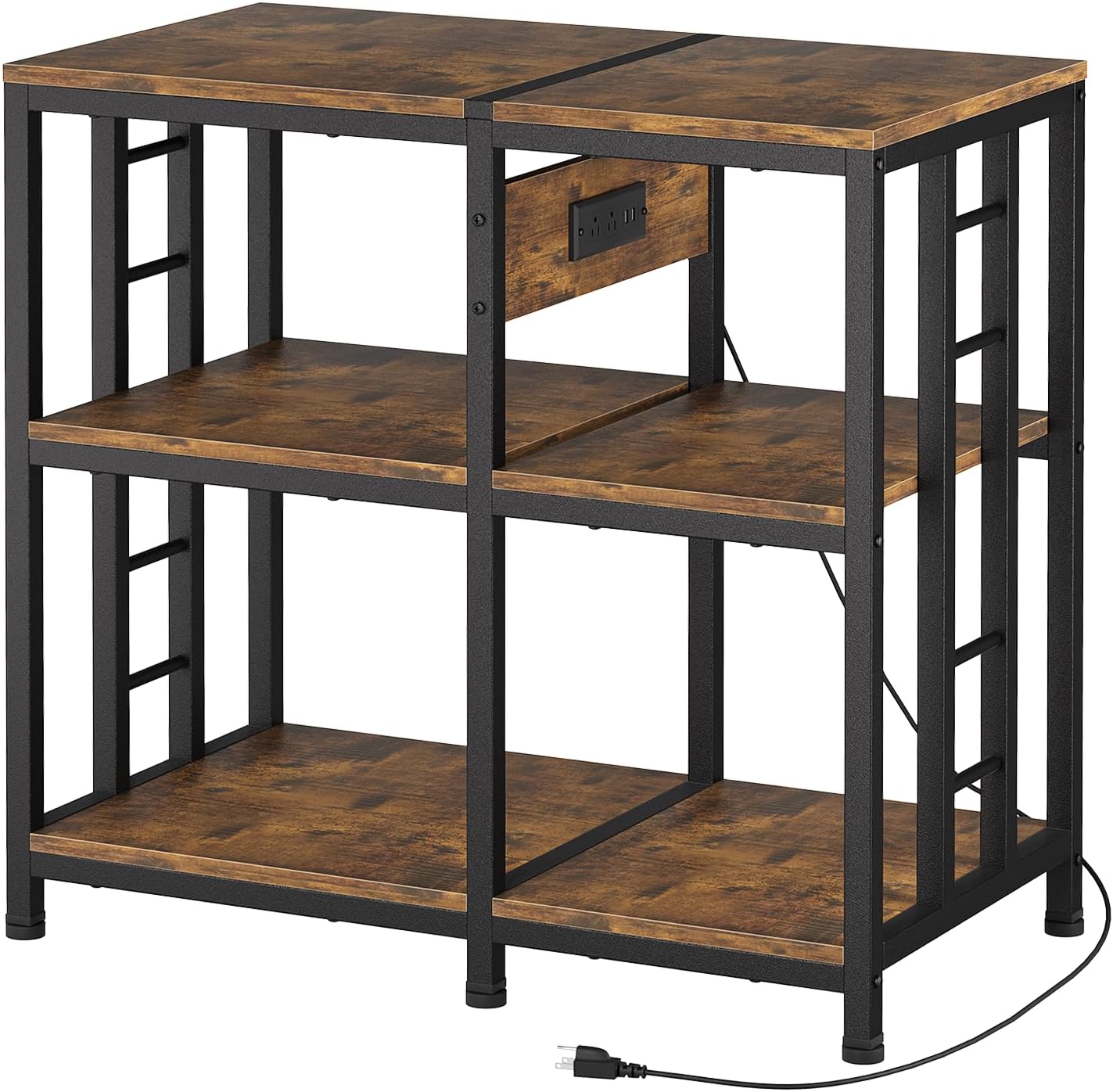 Soporte acuario metal 3 niveles 31.5x16.5pulg 20-29gal
