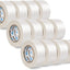 12 Cintas Conducto Blanca 2" x30yd Resistente