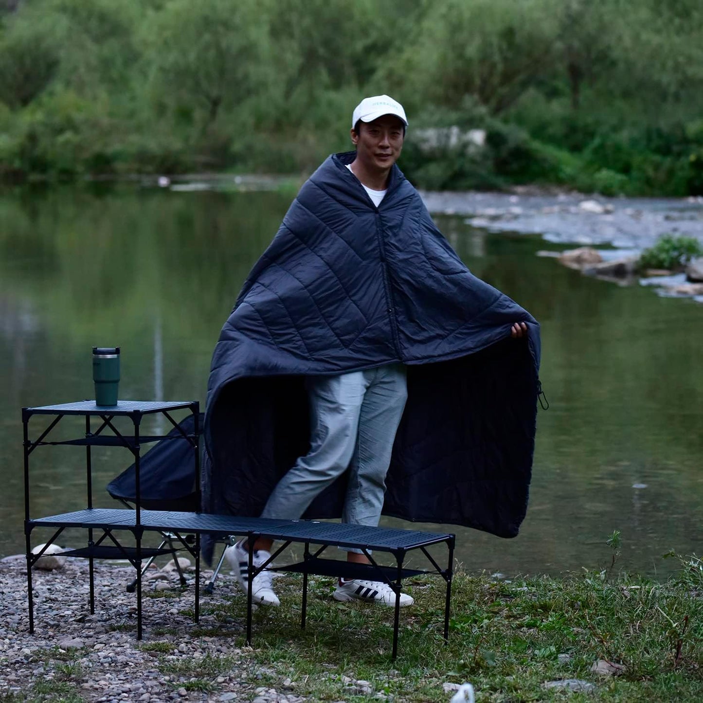 Manta camping ultraligera aislamiento Thinsulate 3M