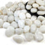 Guijarros blancos pulidos 1-2.2" para acuario
