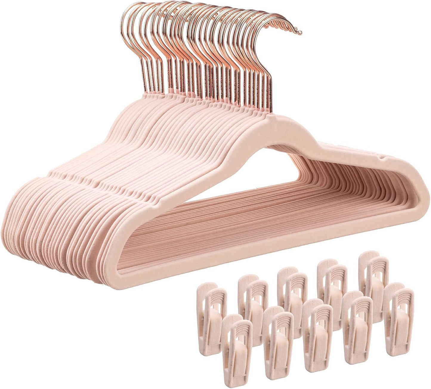 Perchas terciopelo niños 14" set 30 antideslizantes delgado