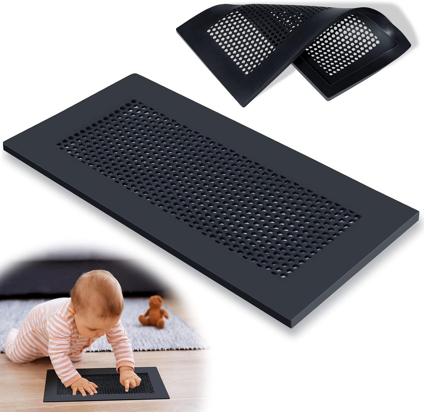 Cubierta ventilación silicona suave para hogar a prueba de niños