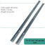 2 Rieles laterales puerta garaje acero galvanizado 2" 8ft