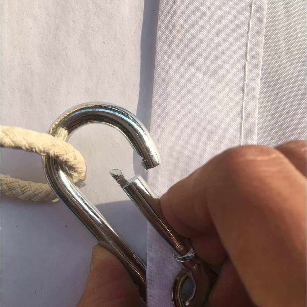 4 Ganchos Clip para Asta Bandera 2.8pulg