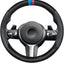 Funda volante fibra carbono antiderrap 38cm X5 X3 negro