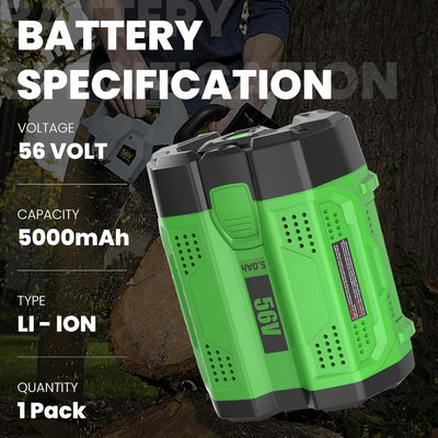 Repuesto batería EGO 56V BA2800T BA4200T