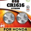 Batería llavero Honda CR1616 comp 2 pzas