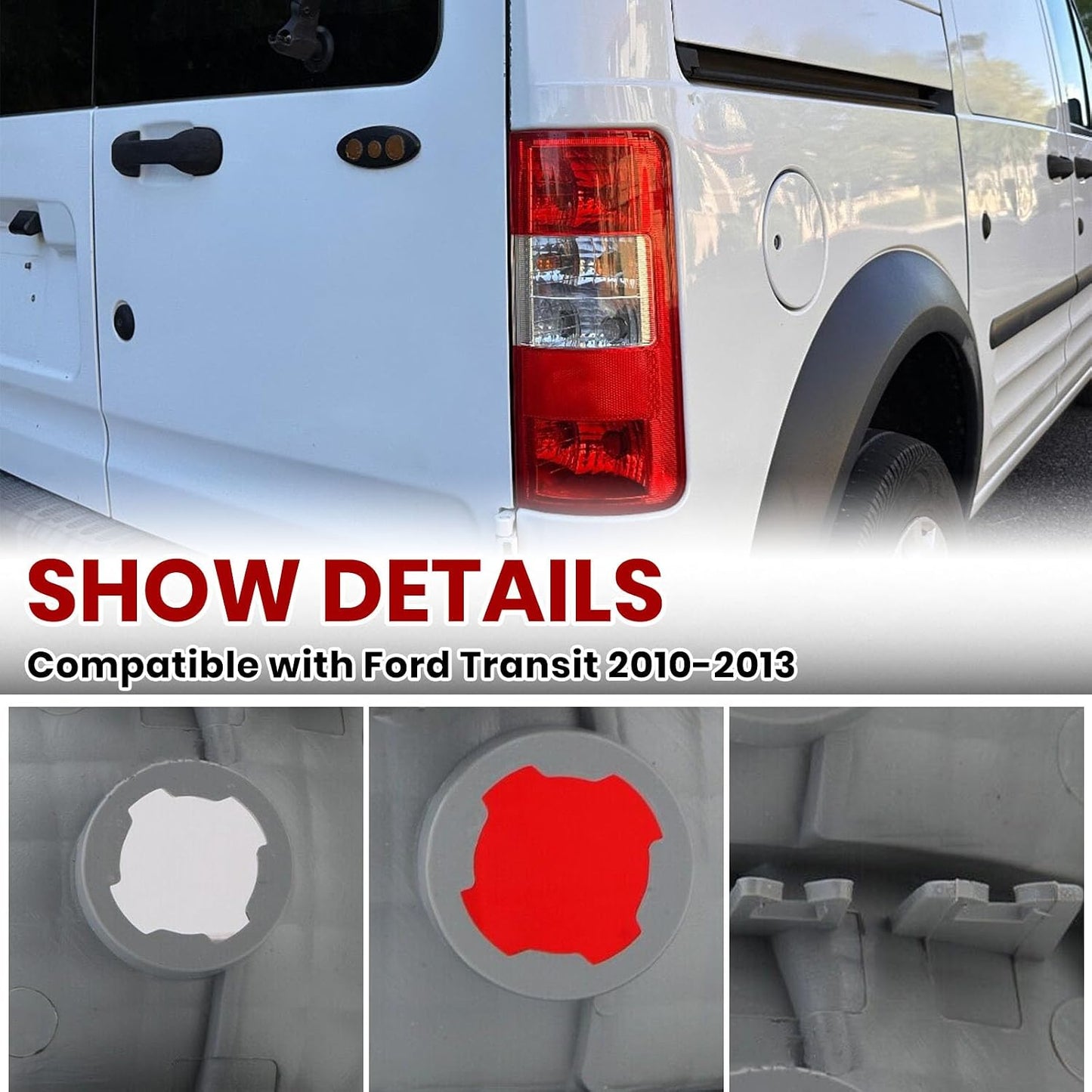 Casa luz trasera Ford Transit Connect 9T1Z13404A lado