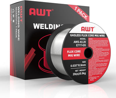 Alambre soldadura MIG sin gas E71T-GS 0.035pulg 2lb