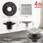 Drenaje 4pulg acero inox SUS304 cepillado níquel