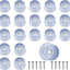 20 Pzas Pies Goma Transparente Antideslizantes para Muebles