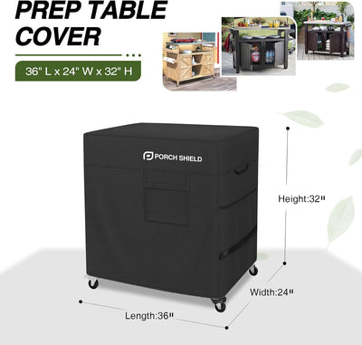 Funda impermeable para carrito de acero inox 36x24x32