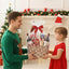 Cestas Navidad vacías con asas contenedor regalo plegable