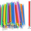 700 Pajitas Plástico 0.43x9pulg Coloridas para Boba