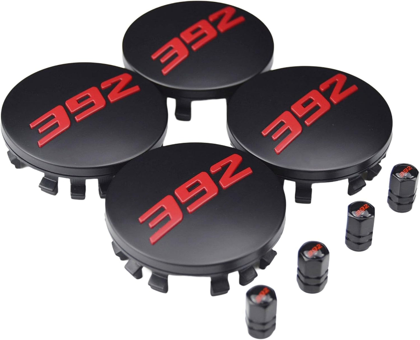 Tapas cubo rueda 2.5pulg emblema 3D Dodge Charger