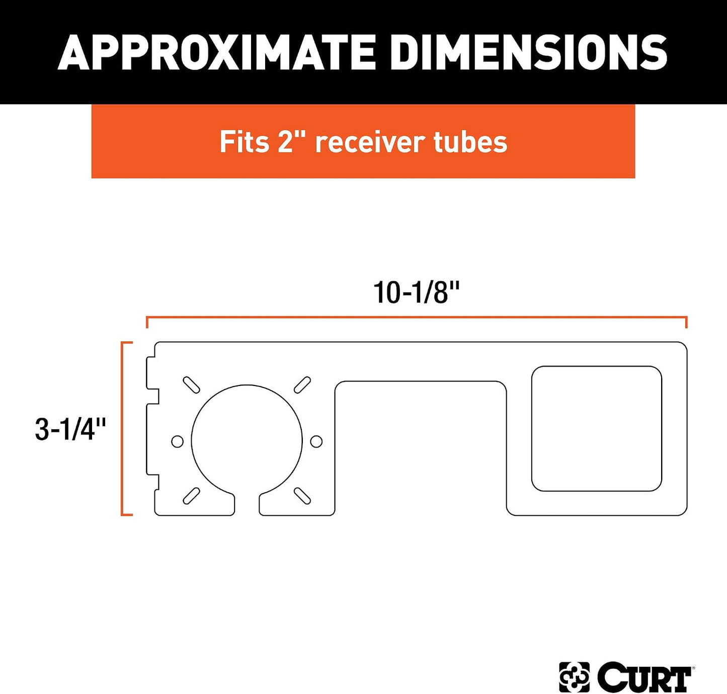 Soporte conector remolque 2" 4-5 y 6-7 vías