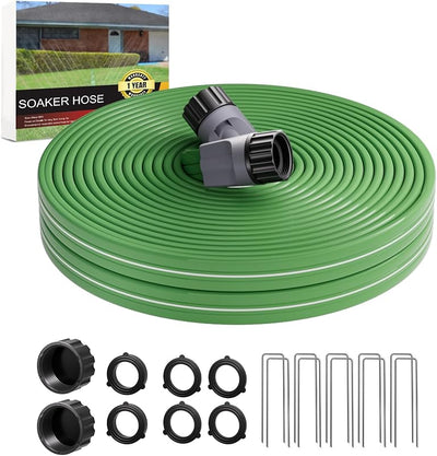 Manguera riego 50ft jardín con 10 estacas rociador 8ft