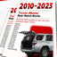 Puntales escotilla trasera Toyota 4Runner 10-23 2 Pzas
