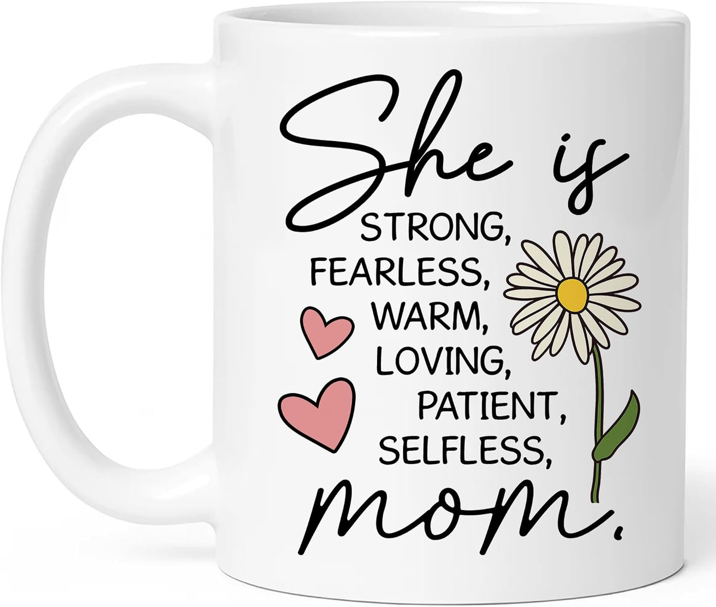 Taza de café con mensaje inspirador para mamá