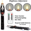 Velas LED cónicas negras parpadeantes control remoto Halloween