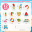 12 Carteles Verano con Estacas para Patio Jardín