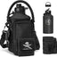 Botella agua acero inox 64oz pajilla 3 tapas sin BPA