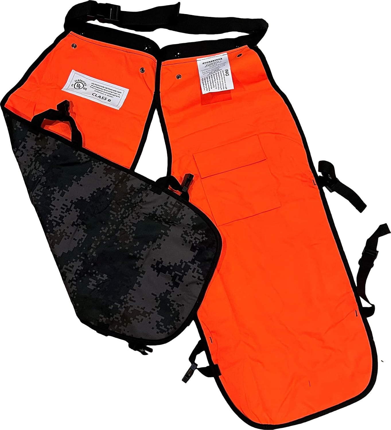 Chaps sierra con cintura ajustable y bolsillo