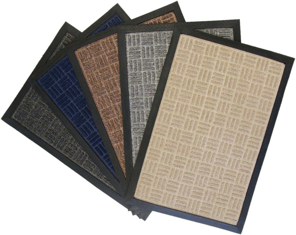 Alfombra 16x24pulg marrón