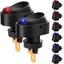 Interruptor palanca 12V 30A con luz LED para auto RV barco