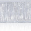 Mantel lentejuelas plateado 90x132pulg rectangular