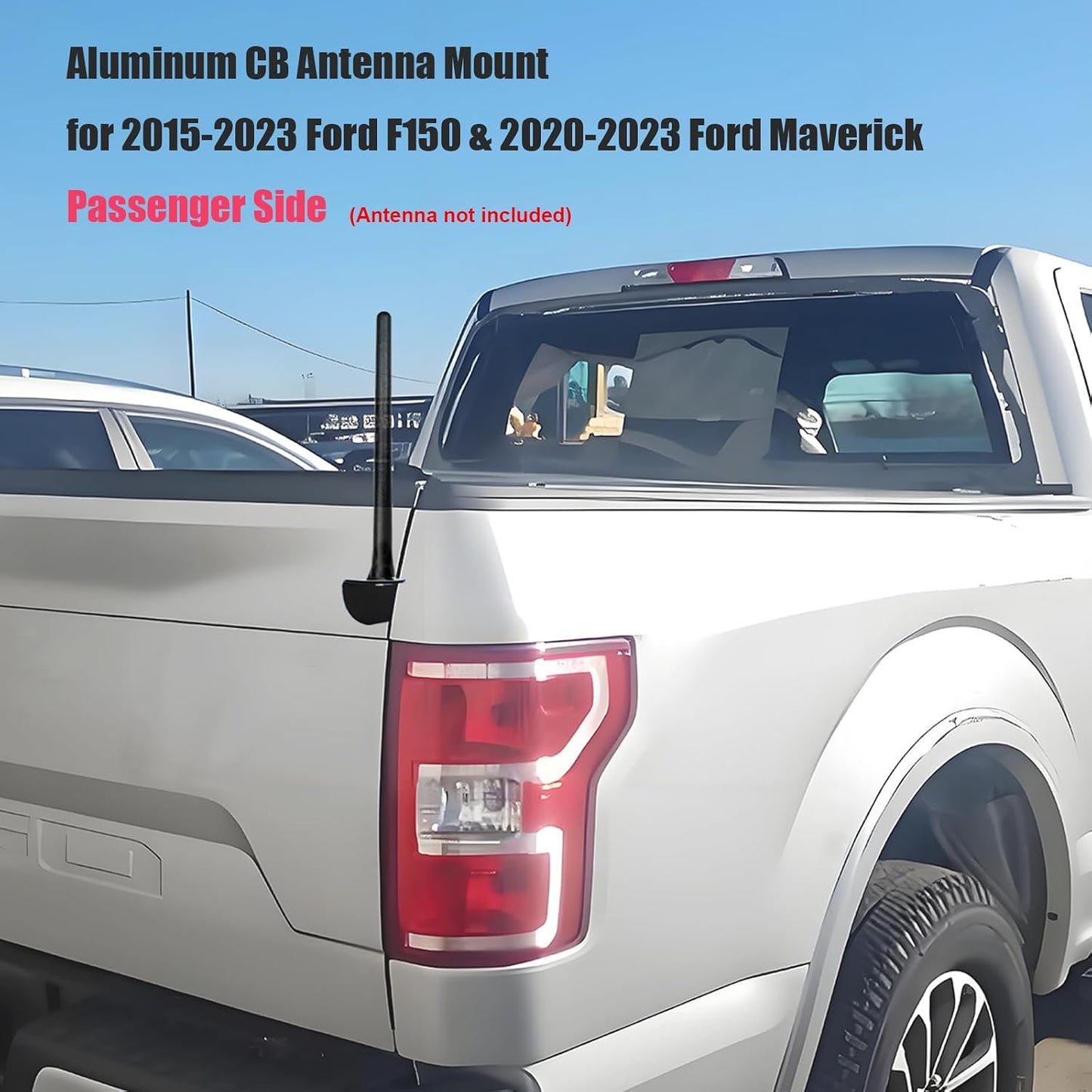 Soporte antena CB para portón Ford lado derecho