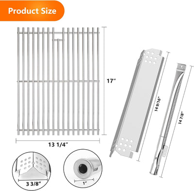 Repuesto rejilla parrilla acero inox 17pulg Nexgrill