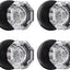 Pomo puerta simulado cristal bronce aceitado pack 4