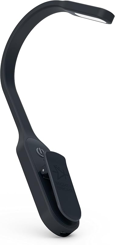 Luz lectura recargable LED regulable con clip para niños