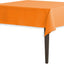 Mantel cuadrado lino poliéster 54pulg calabaza naranja