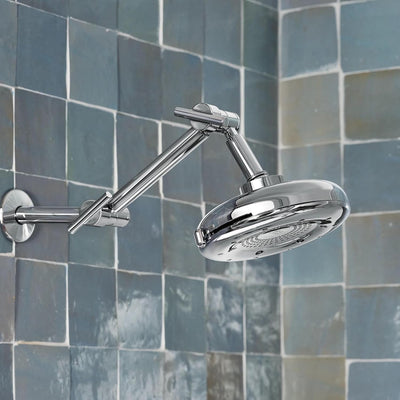 Brazo ducha ajustable giratorio color dorado S116BG 16pulg