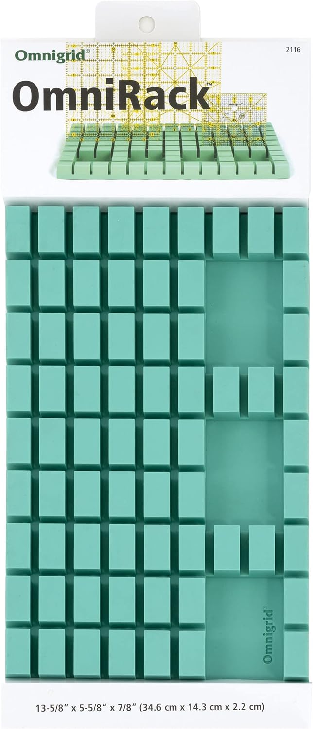 Estante para reglas 13x5x1 color verde menta