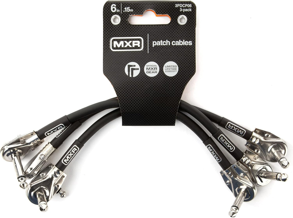 Cable instrumentos negro 6pulg