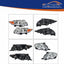 Faros delanteros repuesto Corolla S XRS izq y der