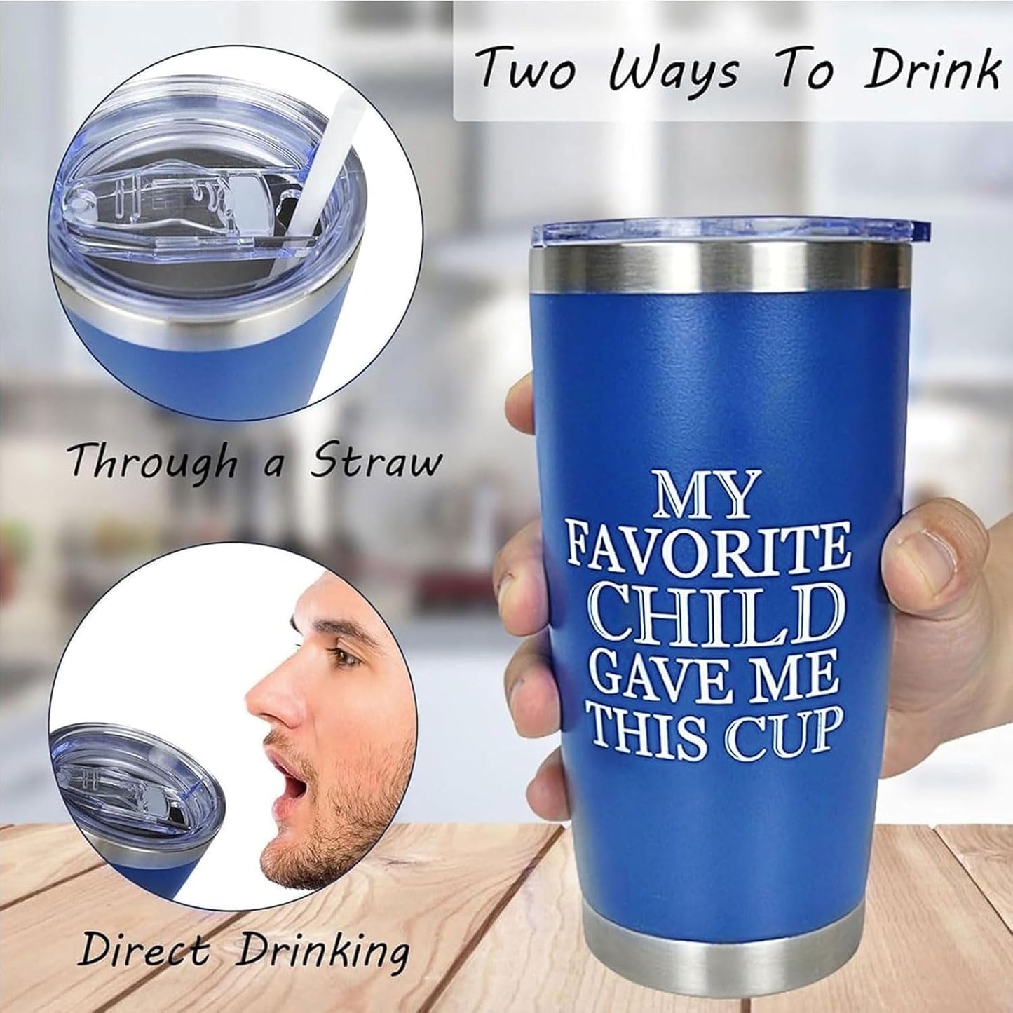 Vaso térmico acero inox 20oz regalo padre cumpleaños