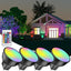 Bombilla LED RGB MR11 GU4 12V control remoto multicolor