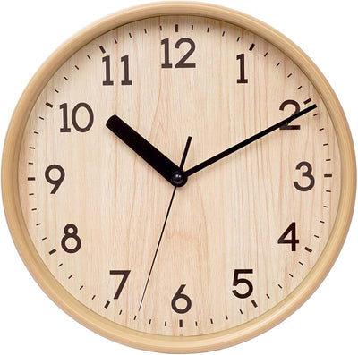 Reloj pared 10pulg analógico cuarzo rústico