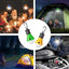 Linterna LED impermeable portátil camping emergencias