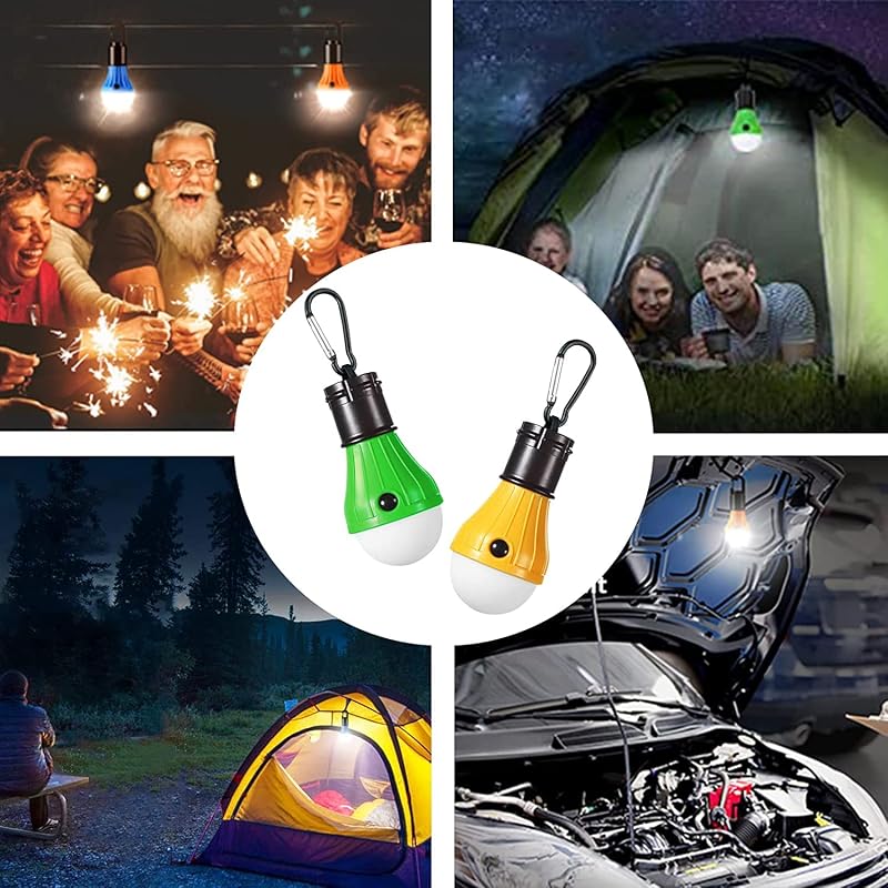 Linterna LED impermeable portátil camping emergencias
