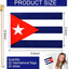 Banderas hispanas 22 países 8.2x5.5pulg decoración mes hispano
