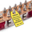 Kit barra tierra cobre pared 5/16" 10 posiciones UL