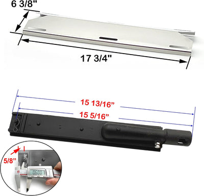 Kit DG224 Prot. placa térmica acero inox y quemador hierro