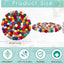2 Posavasos Fieltro Redondos Multicolor Resistente Calor
